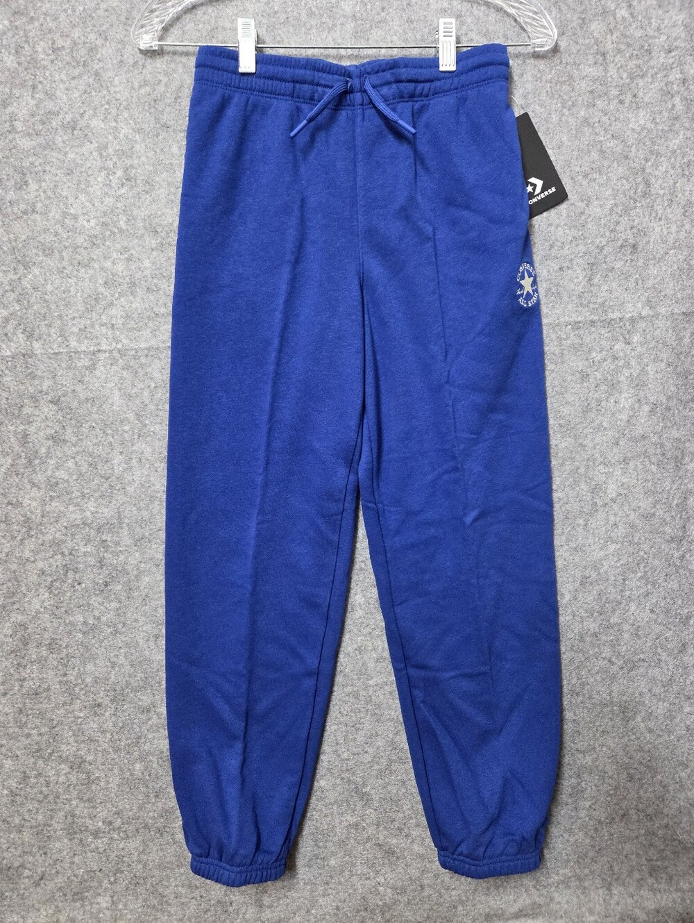 Converse Royal Blue Kids' Fleece Joggers Large Nwt